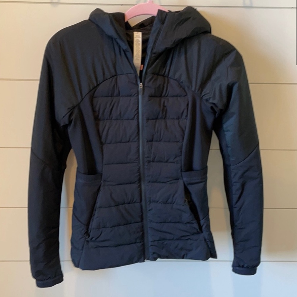 Down For It All Lululemon running jacket.